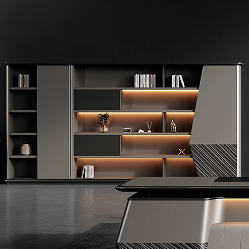 Model DBT006 Bảng sang trọng-phong cách Giám đốc Bàn điều hành đơn, Chủ tịch\\Bàn làm việc văn phòng cỡ lớn kèm bộ ghế, bàn sếp